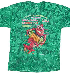 Cajun Festival 2003 First Place Award Winning T-Shirt